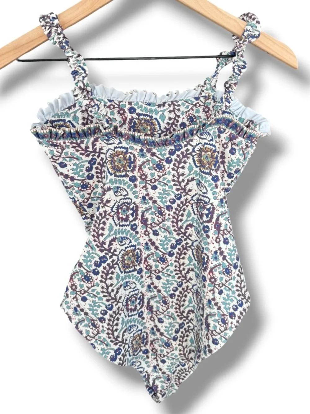 Sea New York Rosita Border Print One‎ Piece Swimsuit In Purple Size S